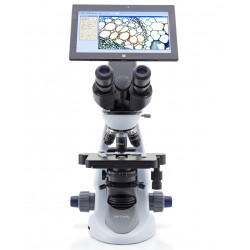 Microscopio Monocular, 400x, batería recargable de litio, objetivos N-PLAN. “SERIE B-150”