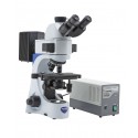 Microscopio de fluorescencia Trinocular HBO, 1000x, filtro IOS, Azul y Verde “SERIE B-380”