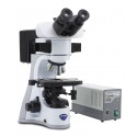 Microscopio de fluorescencia Trinocular HBO, 400x, IOS, filtro Azul & Verde. “SERIE B-510”