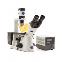 Microscopio de fluorescencia HBO Trinocular invertido, 400x “SERIE IM-3”