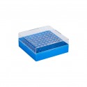 Celdilla 10x10. 132x132x52 mm. Para crioviales 1,2-2 mL (5 Unid.).