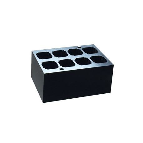 Bloque para 8 cubetas (12.5x12.5x32mm)