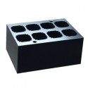 Bloco para 8 cuvettes (12,5x12,5x32 mm)