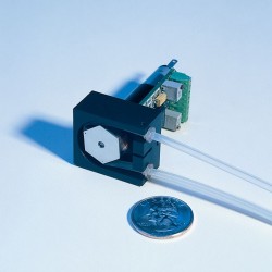 Miniature peristaltic pump, 66:1 motor, .133in rollers - Unid.