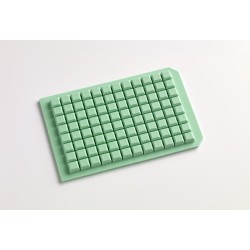 96 Tapete de silicone para placas quadradas Quantidade: 5