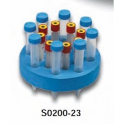 Cabezal de Vortex VX-200, para 8 falcon de 15 ml. y 8 tubos de 12/13 mm. de diámetro