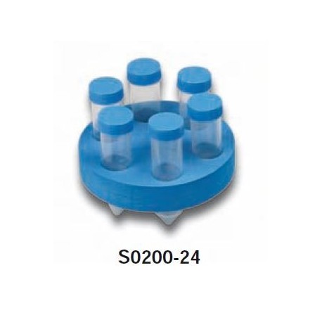Cabezal de Vortex VX-200, para 6 tubos de 50 ml.