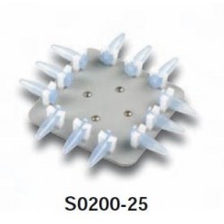 Cabezal de Vortex VX-200,  para 12 tubos de 1,5/2 ml en posicion horizontal.