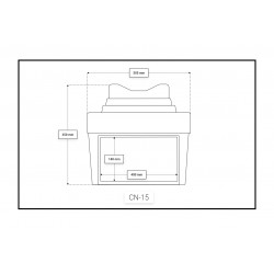 Cabina de Visualização Ultravioleta CN15CC