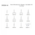 Kit de instrumentação cirúrgica para microdiálise cerebral em camundongos
