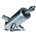 Flow Vessel refrigerado, de acero, para fluidos, debe utilizarse con DRH-MS7D (1ml)