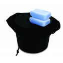 Chill bucket con, bolsa de pepitas (sin pepitas) y 2 Chill Packs.