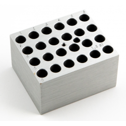D-1105A Bloque de aluminio para 24 tubos 1,5ml