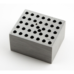 D-1106 Bloque de aluminio para 36 tubos 6 mm