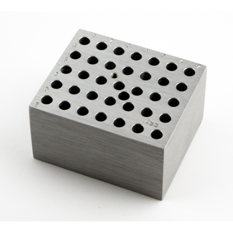 D-1106 Bloque de aluminio para 36 tubos 6 mm