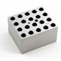 Bloque de aluminio para 20 tubos 10 mm