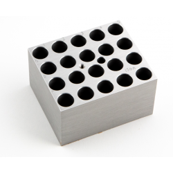 D-1113 Bloque de aluminio para 20 tubos 13 mm