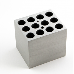 D-1115 Bloque de aluminio para 12 tubos falcon 15 ml