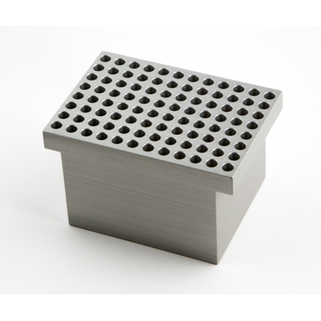 D-1196-PCR Bloque de aluminio para Placas PCR de 96, con o sin faldon ( solo D-1100)