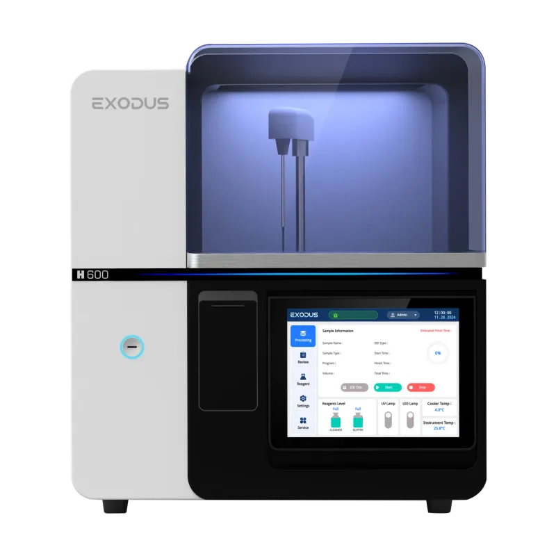 Sistema automático de aislamiento de exosomas