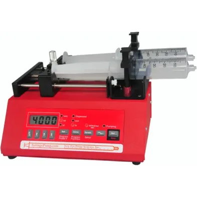 Bomba de 2 jeringas infusión / recogida, programable “Syringe TWO”