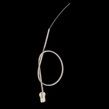 Vascular Access Button for rats (twist-in tether design), 22ga MRI-compatible nitinol, injector, sterile