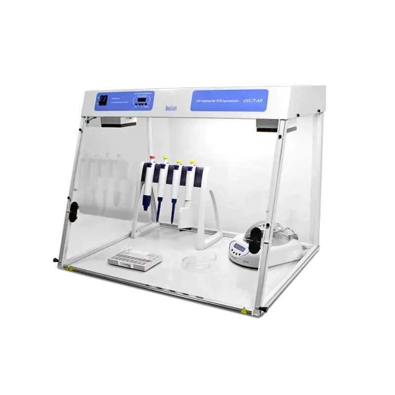 Cabina para PCR com recirculação “UVC/T-AR” Cabina para PCR com recirculação “UVC/T-AR”