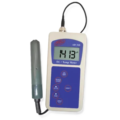 Conductimetro y termómetro portátil “AD310”