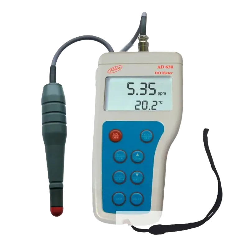 Medidor portátil de oxígeno disuelto y temperatura “AD630”