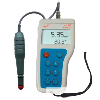 Medidor portátil de oxígeno disuelto y temperatura “AD630”