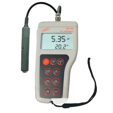 Conductimetro, TDS y termómetro portátil “AD332”