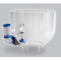Recipiente de plástico transparente para água e comida, “c8309672”