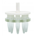 Soporte para 8 tubos eppendorf de polipropileno 1,5 ml. con tapa plana - Para Q800R-3