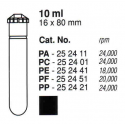 Tubos Supercentrífuga 10 mL (16 x 80 mm)