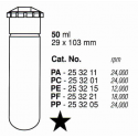 Tubos Supercentrífuga 50 mL 29 x 103 mm