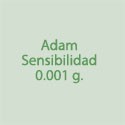 Adam Sensibilidad 0.001 g.