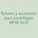 Rotores, Acessórios para centrífuga MPW-351E  