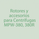 Rotores, Accesorios para centrifugas MPW-380/380R  