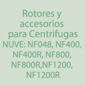 Rotores, Acessórios para centrífugas NUVE-NF400/R, NF800/R, NF1200/R 