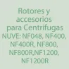 Rotores, Acessórios para centrífugas NUVE-NF400/R, NF800/R, NF1200/R 