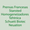 Prensa Francesa Homogeneizadores Technica/Schuett Biotec